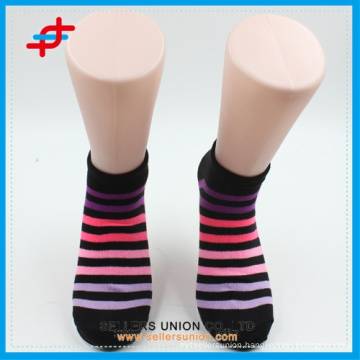 2016 spring new fashion young girl ankle socks of stripe pattern